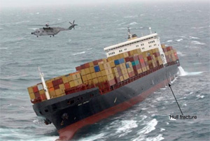 MSC Napoli Ran Into Trouble in the English Channel